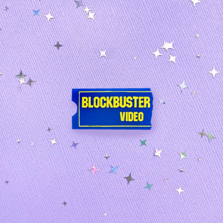 Blockbuster Video Acrylic Pin