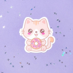 Donut Cat Sticker