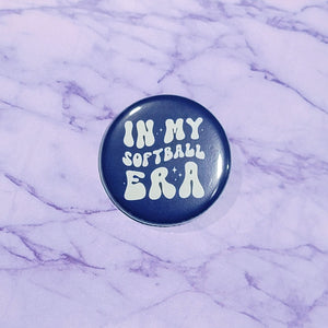 "In My Softball Era" Button