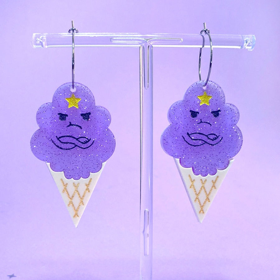 Lumpy Space Ice Cream Earrings