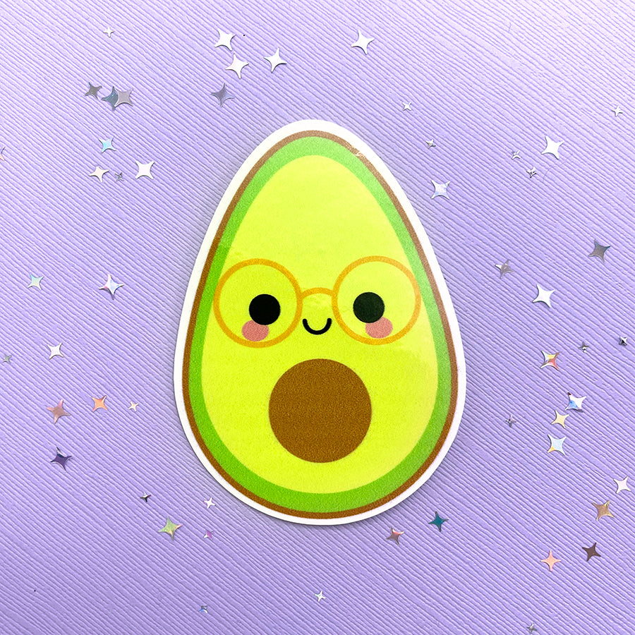 Cute avocado sticker