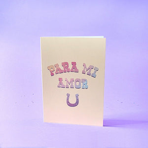 Para Mi Amor Greeting Card