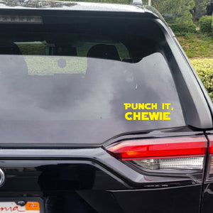 "Punch It, Chewie" Decal